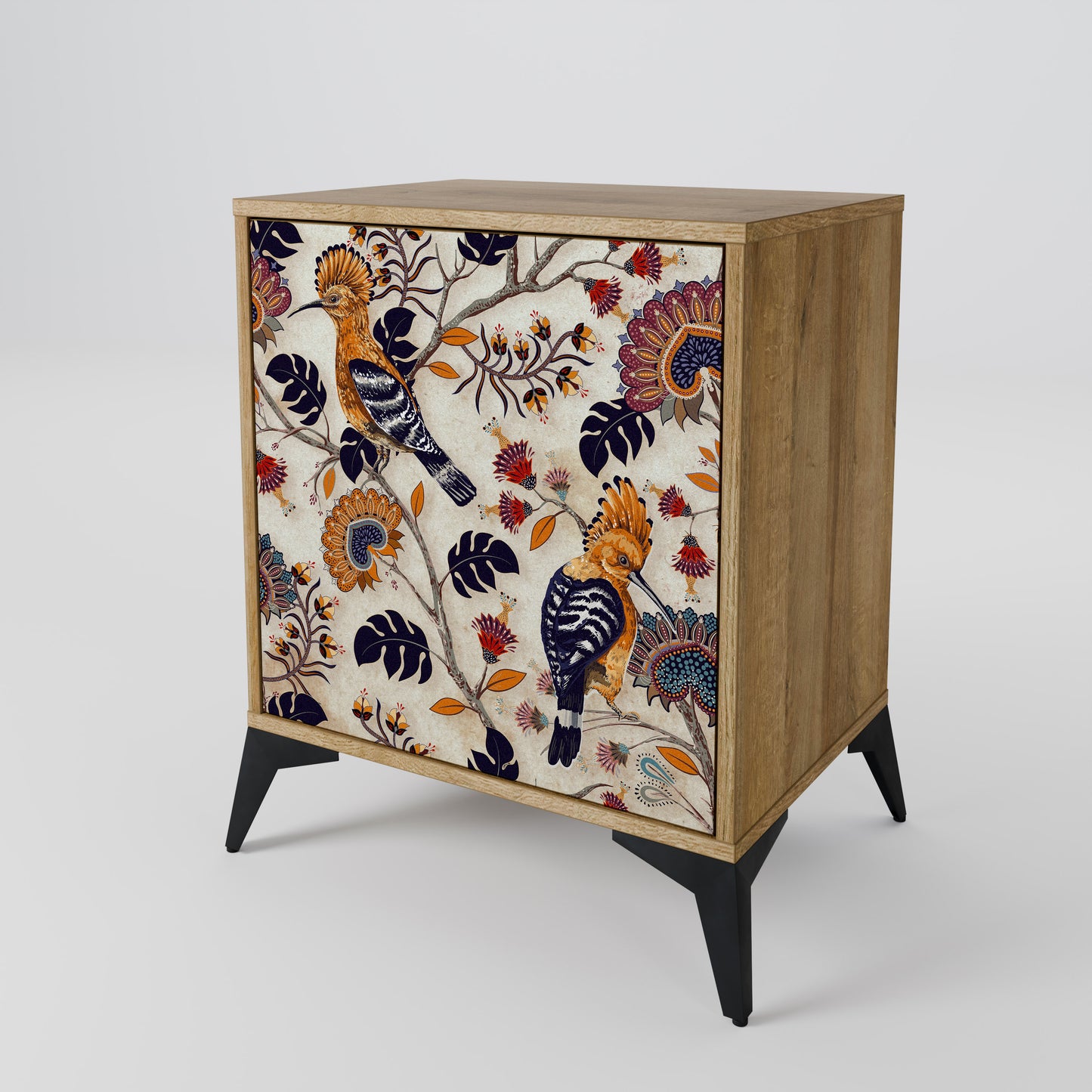 Credenza EMINENT HOOPOE a 1 anta effetto rovere