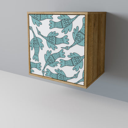 WATERSPOUT SONGIBIRD 1-Door Sideboard in Oak Effect