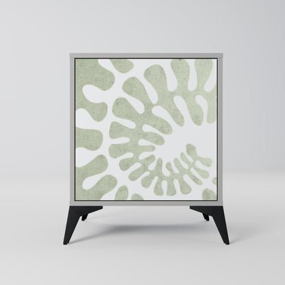 HELIX DANCE 1-Door Sideboard in Grey Finish