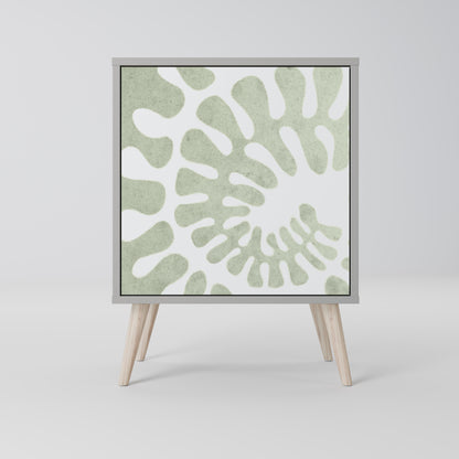 HELIX DANCE 1-Door Sideboard in Grey Finish