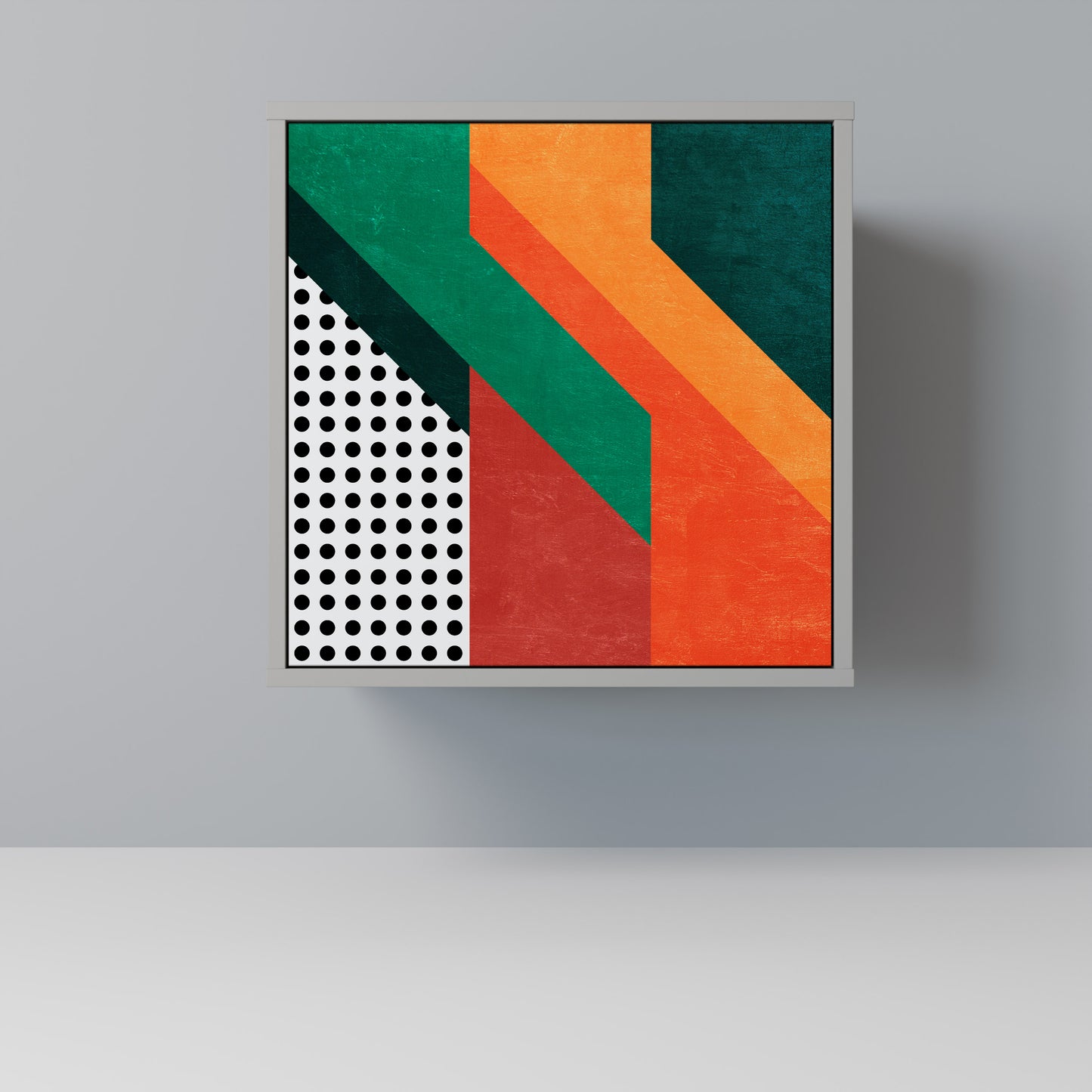 Credenza MAKESHIFT ARTISTRY a 1 anta con finitura grigia