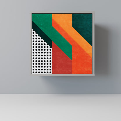 Credenza MAKESHIFT ARTISTRY a 1 anta con finitura grigia