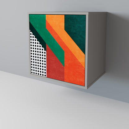 Credenza MAKESHIFT ARTISTRY a 1 anta con finitura grigia