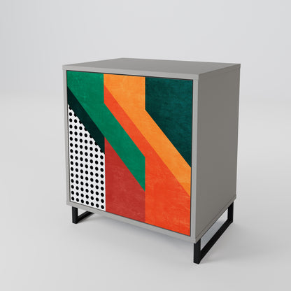 Credenza MAKESHIFT ARTISTRY a 1 anta con finitura grigia