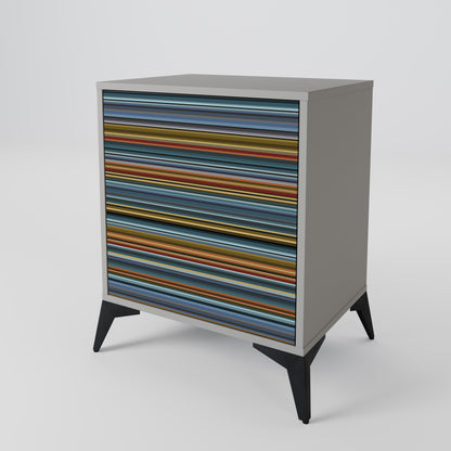LINEOUT SPECTRUM 1-Door Sideboard in Grey Finish