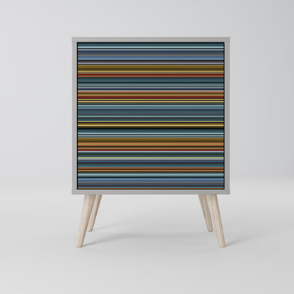 LINEOUT SPECTRUM 1-Door Sideboard in Grey Finish