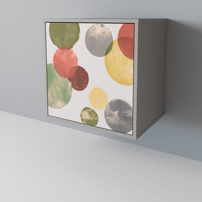 Credenza FLEETING HAPPINESS a 1 anta con finitura grigia