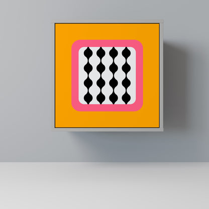 Credenza TEARS IN HEAVEN a 1 anta con finitura grigia