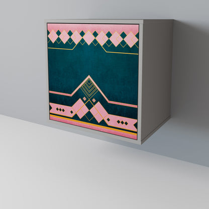 Credenza ROYAL COMPOSITION a 1 anta in finitura grigia