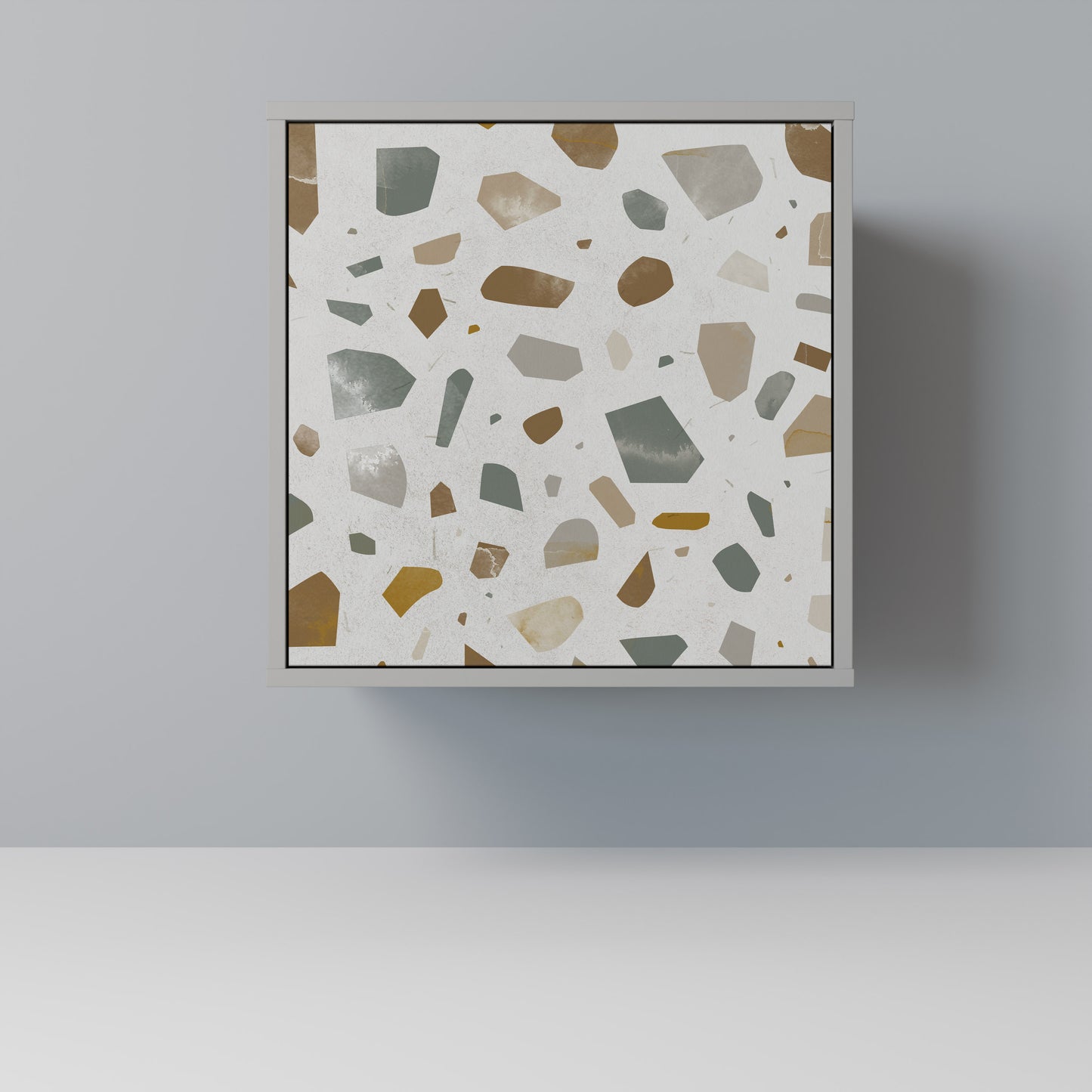 PIECES OF TOMORROW 1-Door Sideboard in Grey Finish