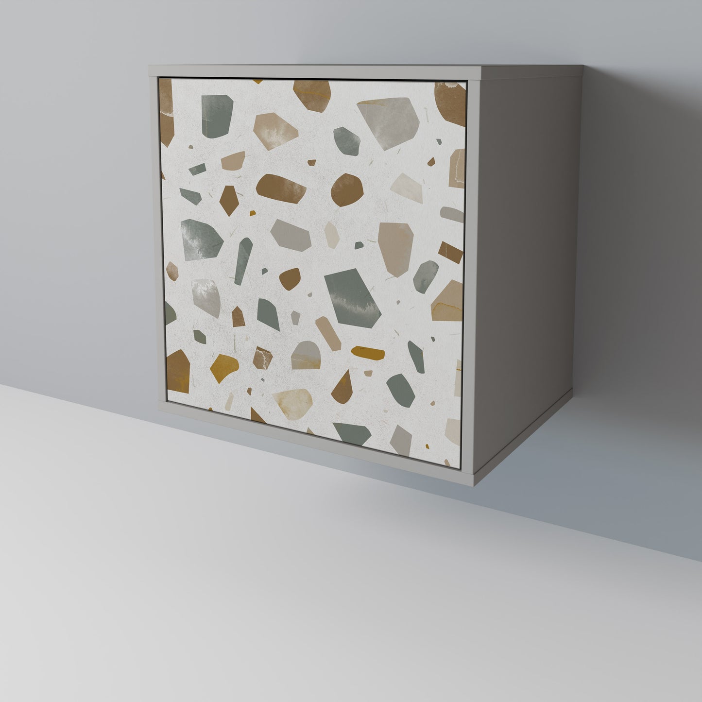 PIECES OF TOMORROW 1-Door Sideboard in Grey Finish