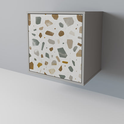 PIECES OF TOMORROW 1-Door Sideboard in Grey Finish