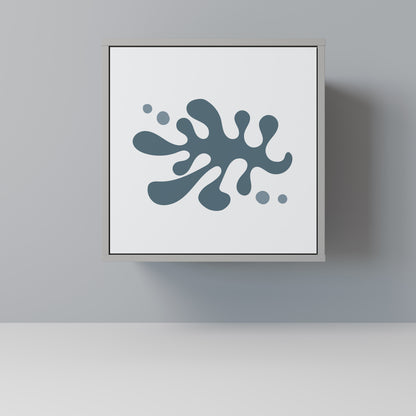 WONDERLAND VEGETATION 1-Door Sideboard in Grey Finish