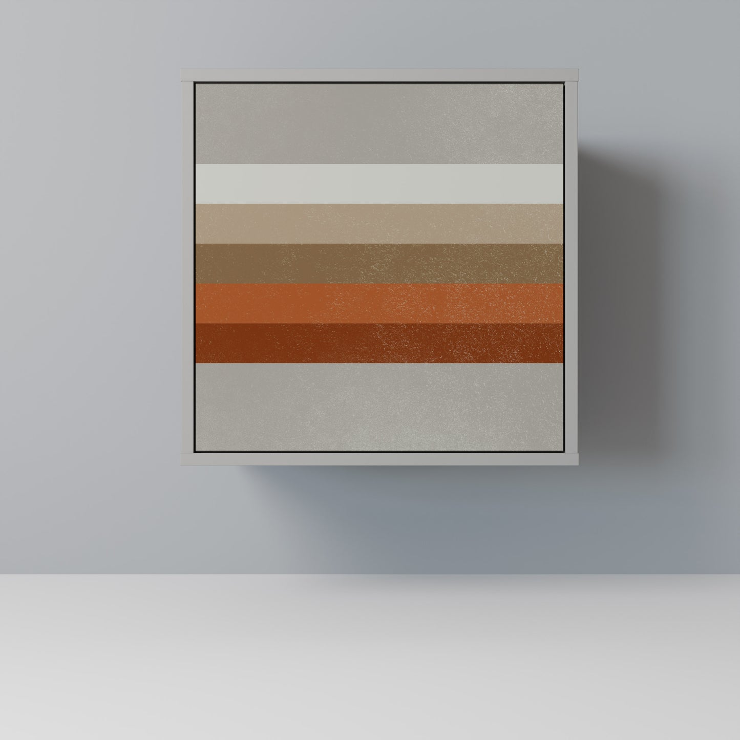 PECULIAR TRAIL 1-Door Sideboard in Grey Finish