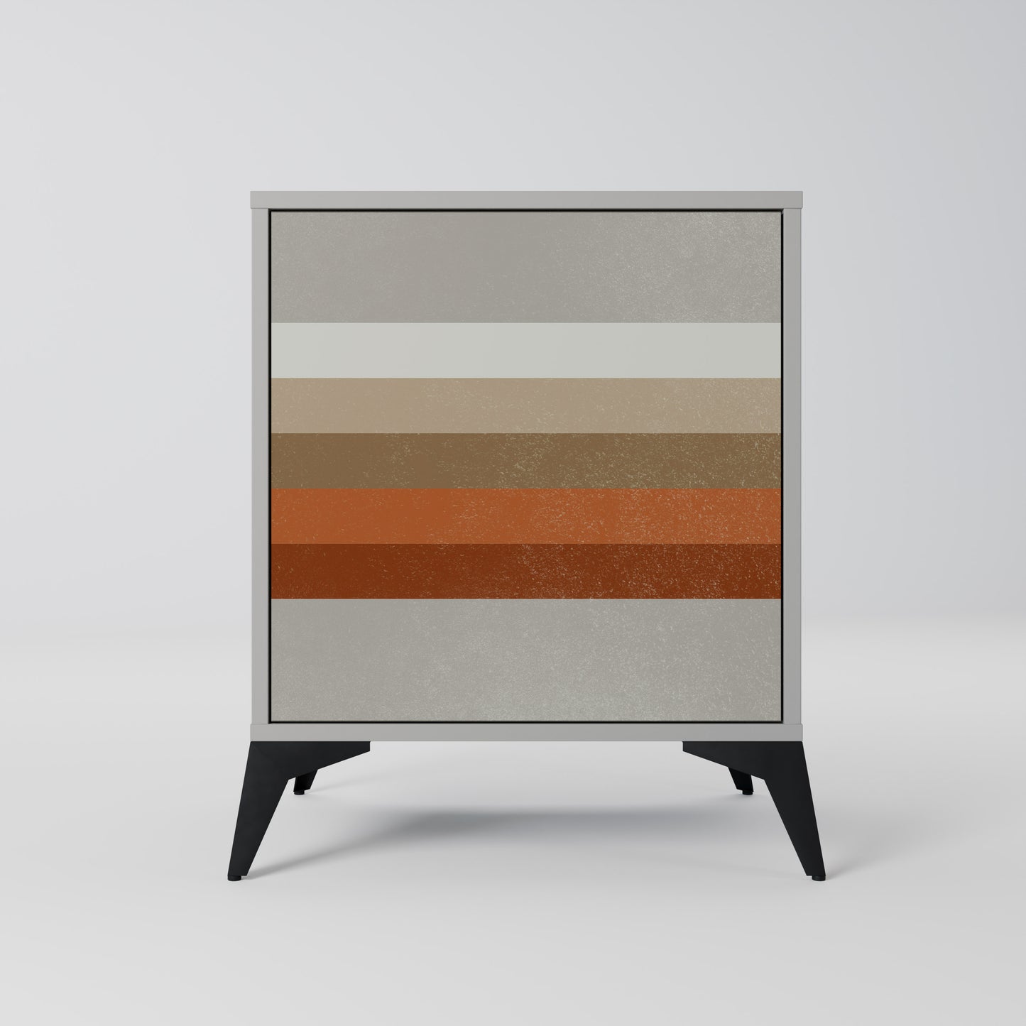 PECULIAR TRAIL 1-Door Sideboard in Grey Finish