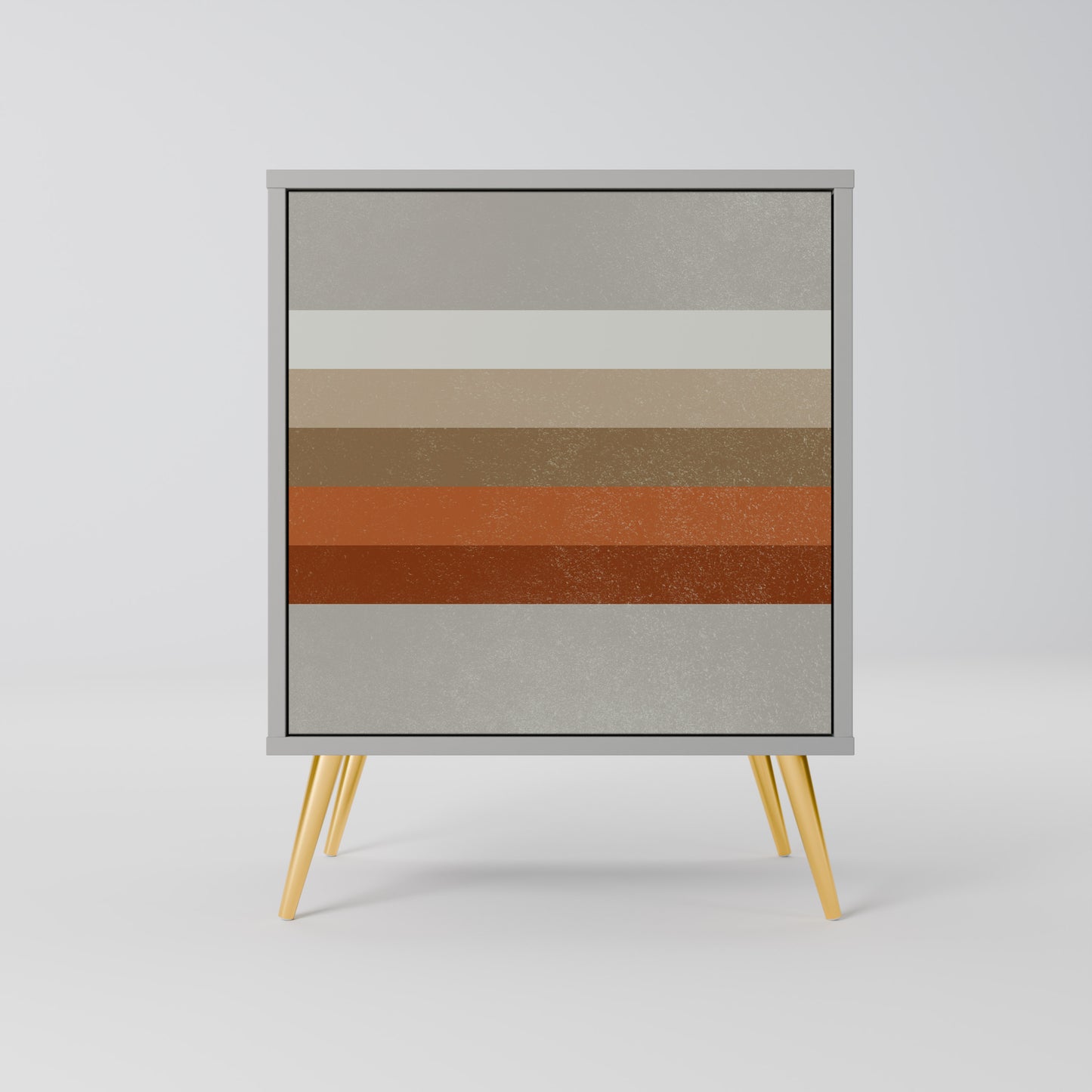 PECULIAR TRAIL 1-Door Sideboard in Grey Finish