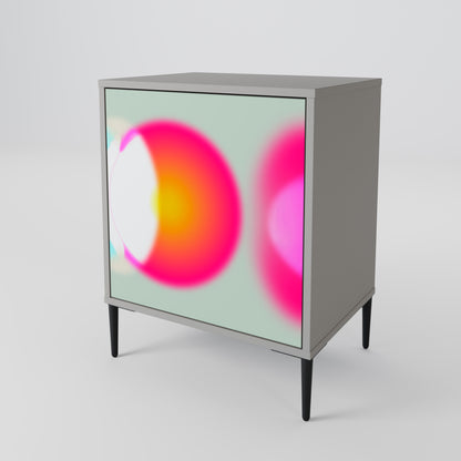 Credenza SYMPHONY OF COLORS a 1 anta in finitura grigia