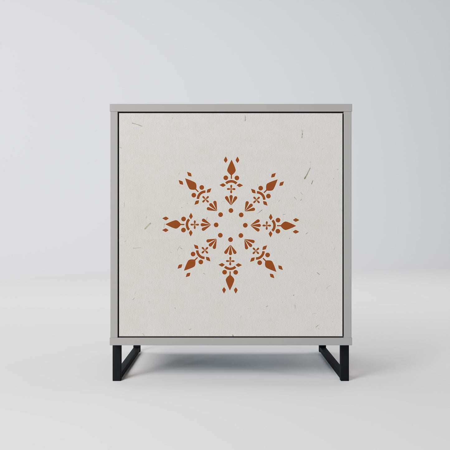 Credenza DAILY HARMONY a 1 anta con finitura grigia