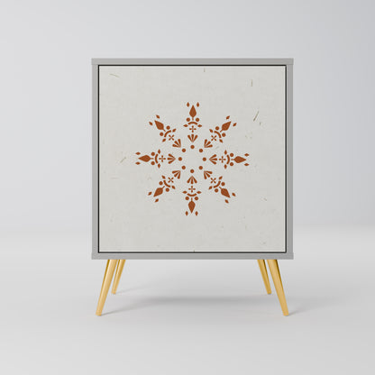 Credenza DAILY HARMONY a 1 anta con finitura grigia