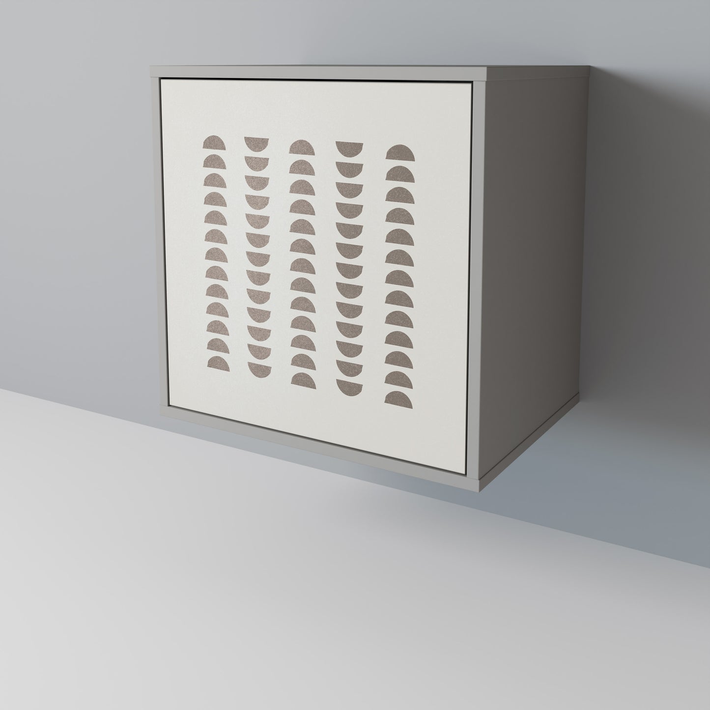 Credenza HARMONY ESSENCE a 1 anta in finitura grigia