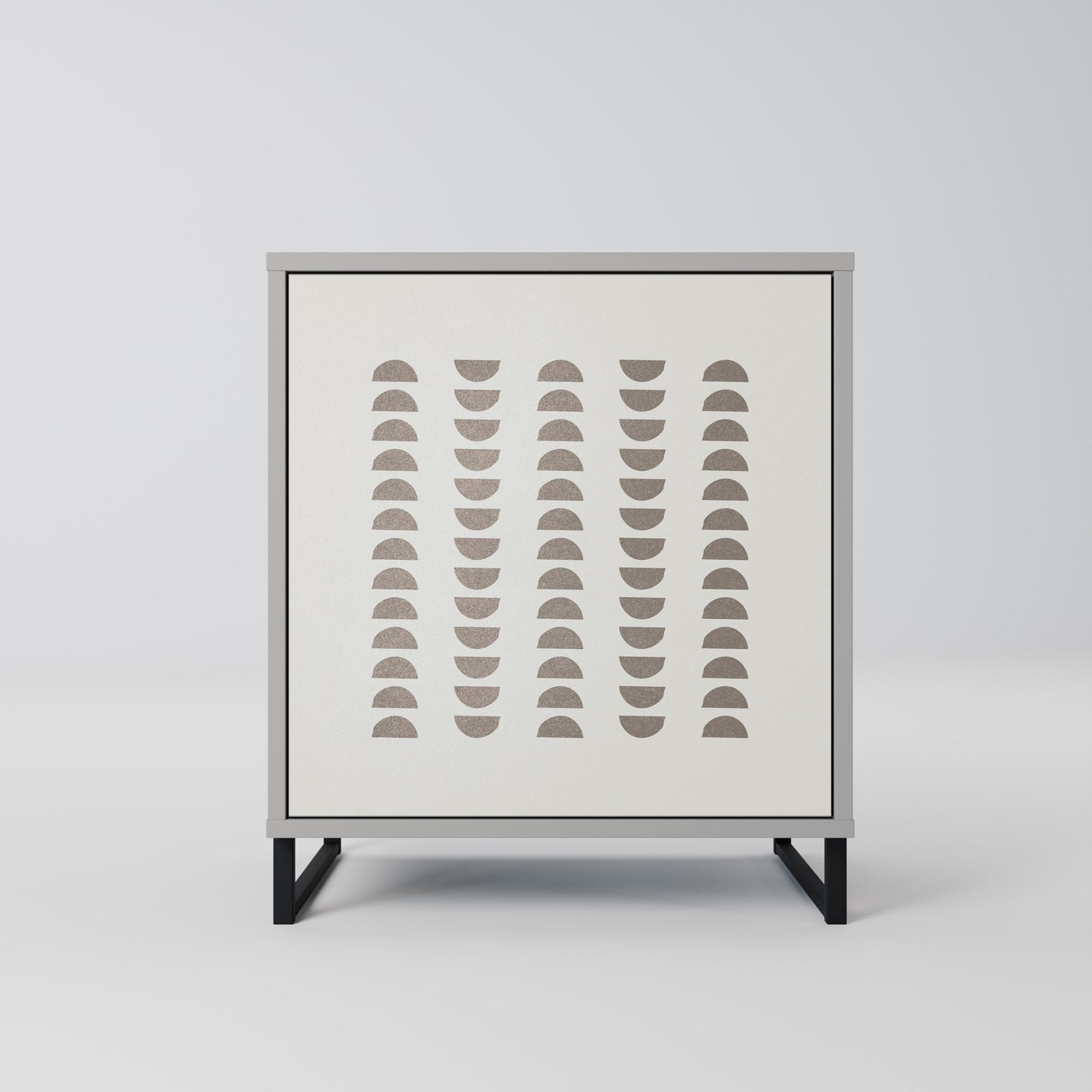 Credenza HARMONY ESSENCE a 1 anta in finitura grigia