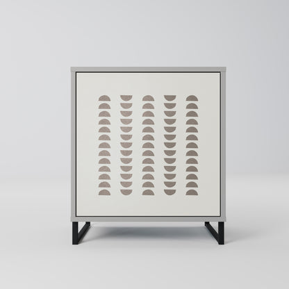 Credenza HARMONY ESSENCE a 1 anta in finitura grigia