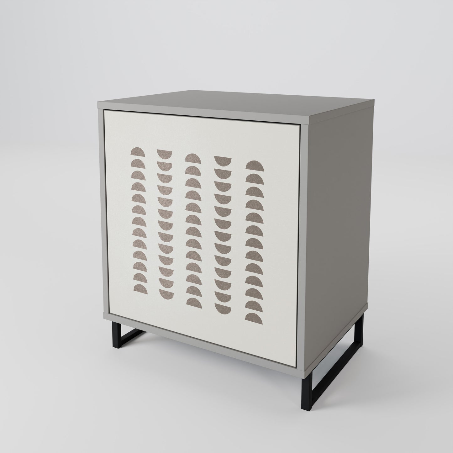 Credenza HARMONY ESSENCE a 1 anta in finitura grigia