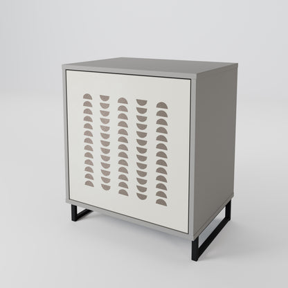 Credenza HARMONY ESSENCE a 1 anta in finitura grigia