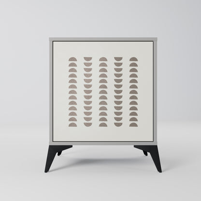 Credenza HARMONY ESSENCE a 1 anta in finitura grigia