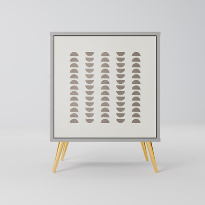 Credenza HARMONY ESSENCE a 1 anta in finitura grigia