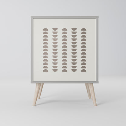 Credenza HARMONY ESSENCE a 1 anta in finitura grigia