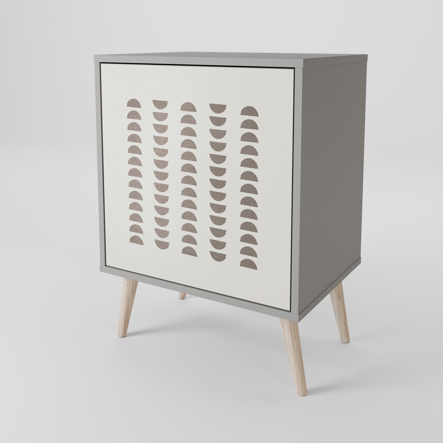 Credenza HARMONY ESSENCE a 1 anta in finitura grigia