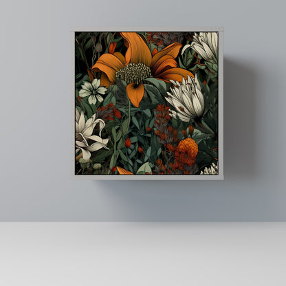 MIDNIGHT SPROUT 1-Door Sideboard in Grey Finish