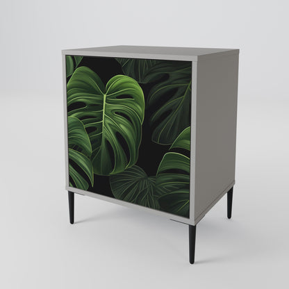 INFINITE MONSTERA 1-Door Sideboard in Grey Finish