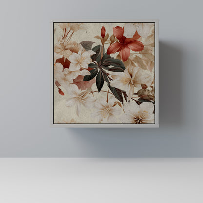 PETAL HARMONY 1-Door Sideboard in Grey Finish