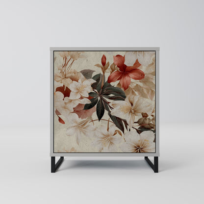 PETAL HARMONY 1-Door Sideboard in Grey Finish