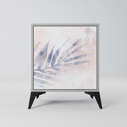 Credenza TIMELESS FLOAT a 1 anta con finitura grigia