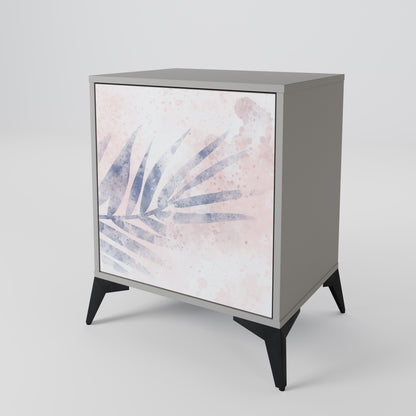 Credenza TIMELESS FLOAT a 1 anta con finitura grigia