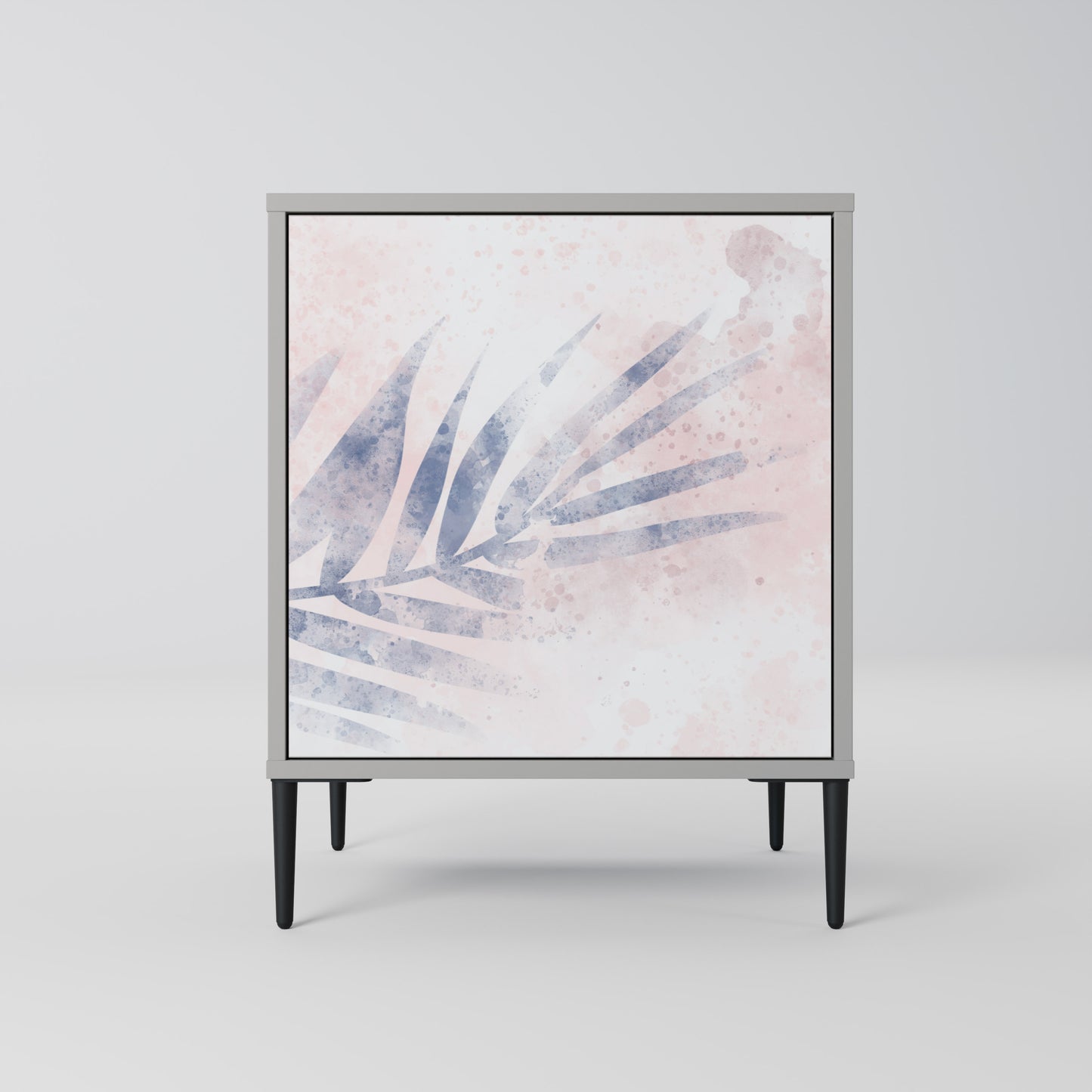 Credenza TIMELESS FLOAT a 1 anta con finitura grigia