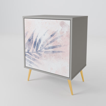 Credenza TIMELESS FLOAT a 1 anta con finitura grigia