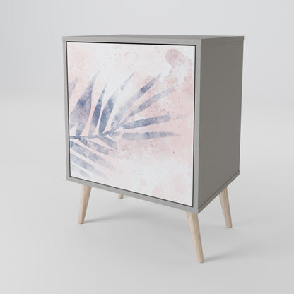 Credenza TIMELESS FLOAT a 1 anta con finitura grigia