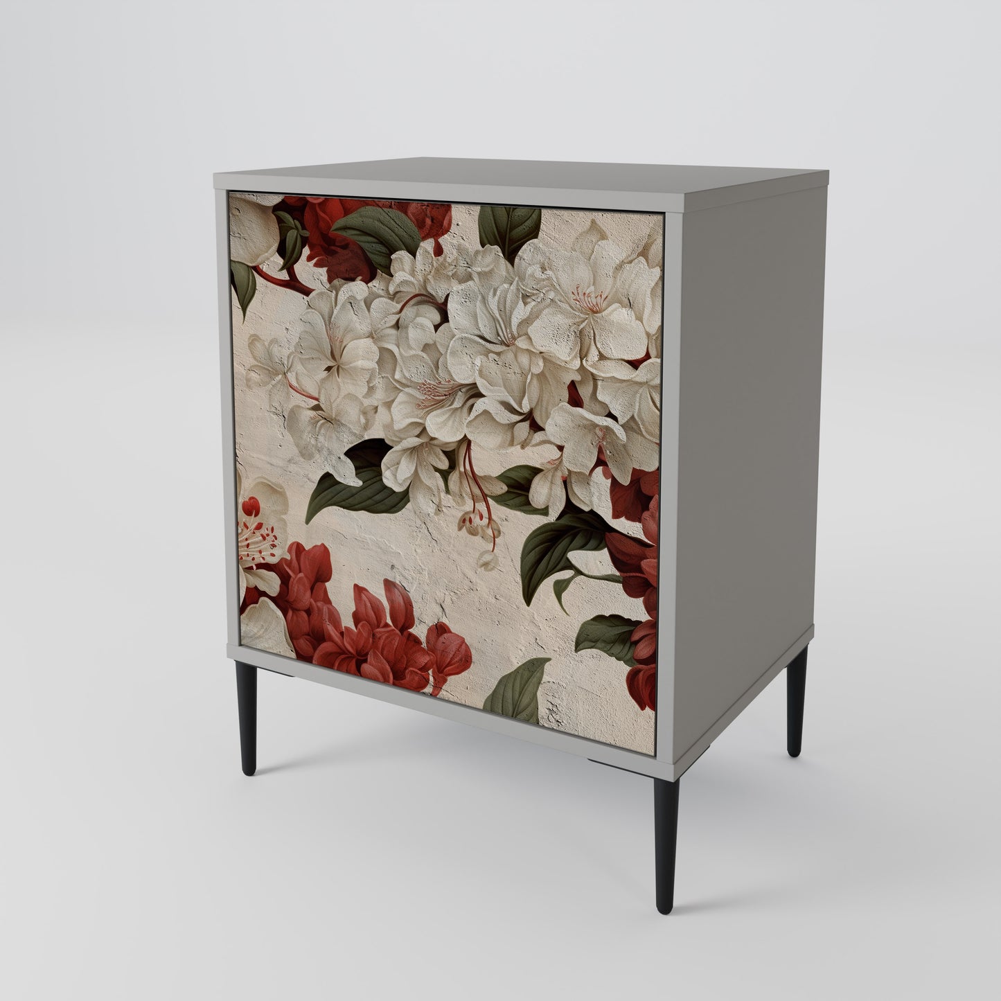 EPHEMERAL DAYS 1-Door Sideboard in Grey Finish