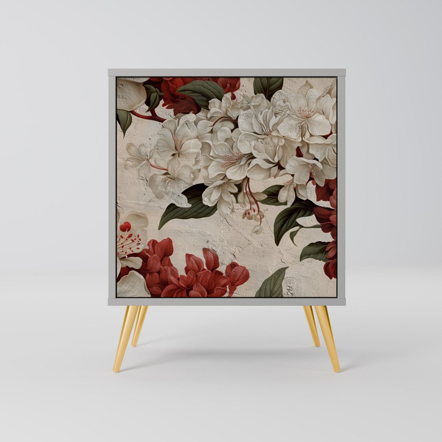 EPHEMERAL DAYS 1-Door Sideboard in Grey Finish