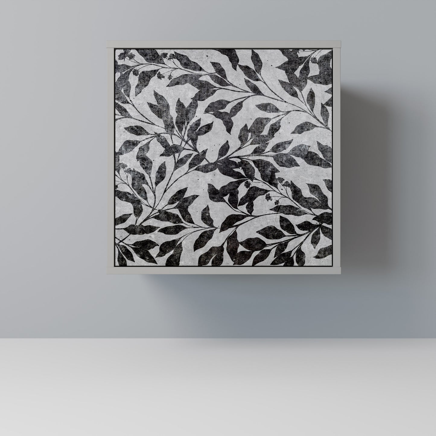 CHARCOAL SPROUT 1-Door Sideboard in Grey Finish