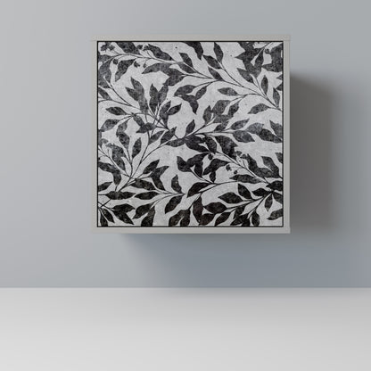 CHARCOAL SPROUT 1-Door Sideboard in Grey Finish