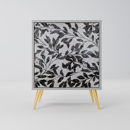 CHARCOAL SPROUT 1-Door Sideboard in Grey Finish