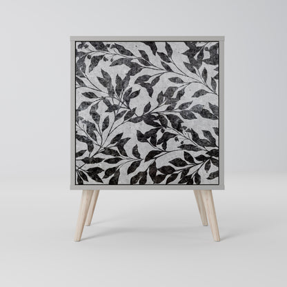 CHARCOAL SPROUT 1-Door Sideboard in Grey Finish