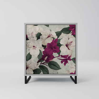 FLOWERET DREAM 1-Door Sideboard in Grey Finish