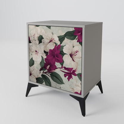 FLOWERET DREAM 1-Door Sideboard in Grey Finish
