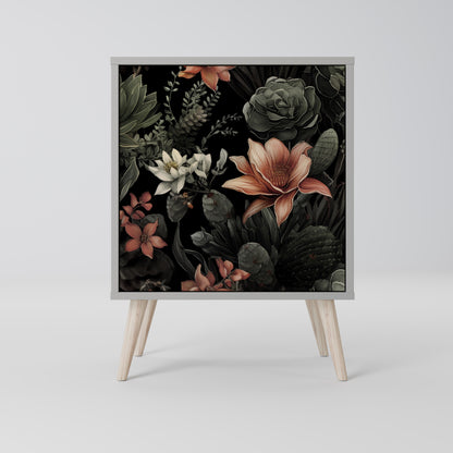 SECRET VERDURE 1-Door Sideboard in Grey Finish